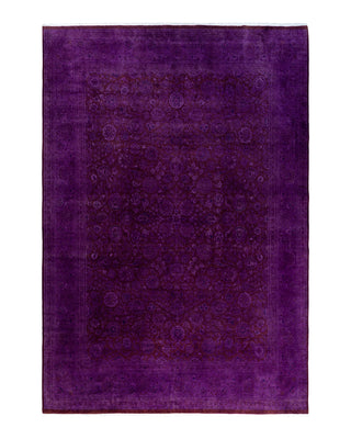 Fine Vibrance, One-of-a-Kind Hand-Knotted Area Rug  - Brown, 9' 1" x 12' 5"