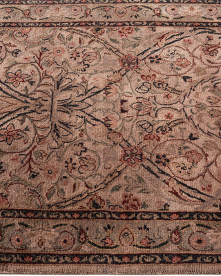 Contemporary Hand Knotted Overdyed Pink Runner 2' 8" x 4' 3"