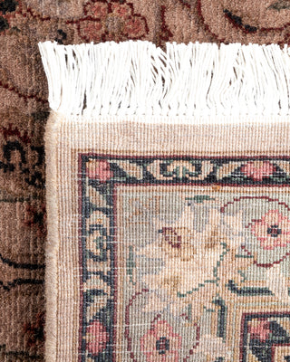 Contemporary Hand Knotted Overdyed Pink Runner 2' 8" x 4' 3"
