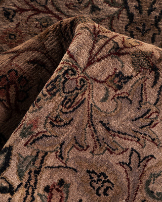 Contemporary Hand Knotted Overdyed Pink Runner 2' 8" x 4' 3"