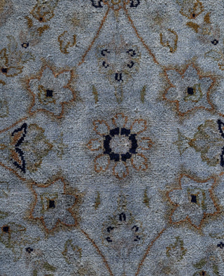 Contemporary Overdyed Wool Hand Knotted Gray Area Rug 8' 1" x 10' 2"