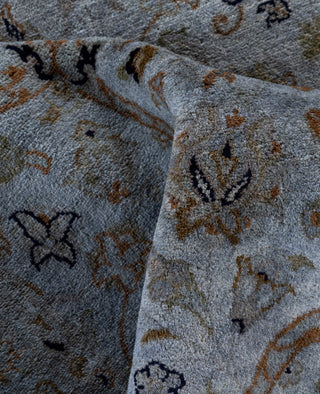 Contemporary Overdyed Wool Hand Knotted Gray Area Rug 8' 1" x 10' 2"