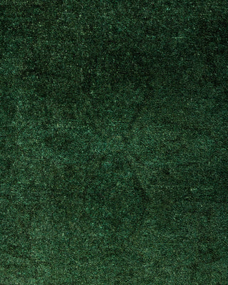 Fine Vibrance, One-of-a-Kind Hand-Knotted Runner Rug  - Green, 5' 1" x 10' 0"