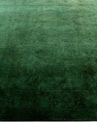 Fine Vibrance, One-of-a-Kind Hand-Knotted Runner Rug  - Green, 5' 1" x 10' 0"