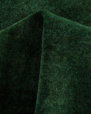 Fine Vibrance, One-of-a-Kind Hand-Knotted Runner Rug  - Green, 5' 1" x 10' 0"