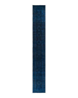 Modern Fine Vibrance Blue Runner 2' 6" x 19' 1"