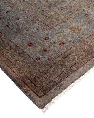 Modern Overdyed Hand Knotted Wool Gray Area Rug 9' 2" x 12' 4"