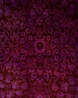 Fine Vibrance, One-of-a-Kind Hand-Knotted Area Rug  - Purple, 8' 1" x 8' 3"