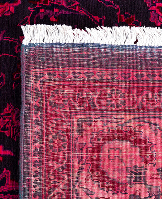 Overdyed Hand-Knotted Wool Modern-Contemporary Pink Area Rug 5' 1" x 7' 10"