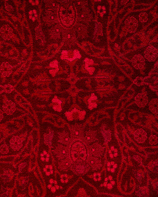 Overdyed Hand-Knotted Pink Runner 3' 2" x 22' 7"