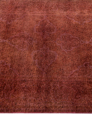 Overdyed One-of-a-Kind Wool Pink Runner 2' 6" x 11' 10"