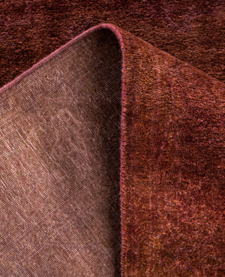 Overdyed One-of-a-Kind Wool Pink Runner 2' 6" x 11' 10"