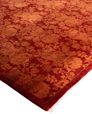 Overdyed Hand-Knotted Wool Modern-Contemporary Gold Area Rug 8' 1" x 10' 7"