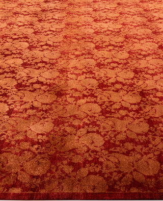 Overdyed Hand-Knotted Wool Modern-Contemporary Gold Area Rug 8' 1" x 10' 7"