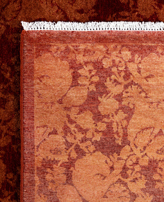Overdyed Hand-Knotted Wool Modern-Contemporary Gold Area Rug 8' 1" x 10' 7"