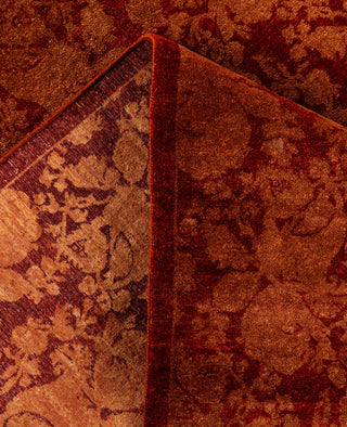 Overdyed Hand-Knotted Wool Modern-Contemporary Gold Area Rug 8' 1" x 10' 7"