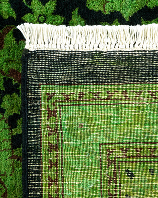 Contemporary Fine Vibrance Black Wool Area Rug - 8' 4" x 10' 0"