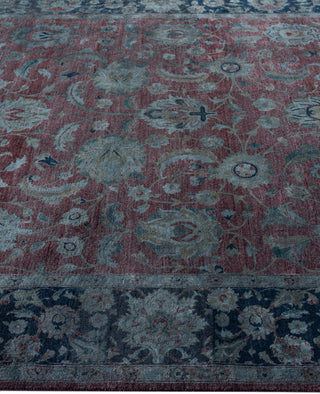 Overdyed One-of-a-Kind Wool Gray Area Rug 6' 0" x 9' 0"