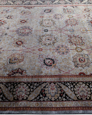 Contemporary Hand Knotted Overdyed Gray Area Rug 6' 1" x 8' 10"