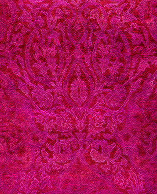 Overdyed One-of-a-Kind Wool Pink Area Rug 6' 0" x 9' 2"