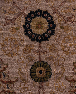 Overdyed Hand-Knotted Wool Modern-Contemporary Brown Runner 2' 11" x 8' 1"
