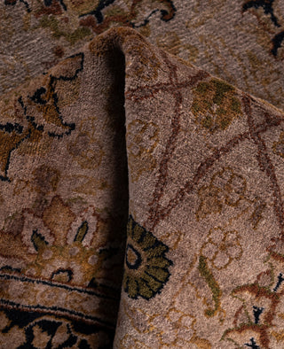 Overdyed Hand-Knotted Wool Modern-Contemporary Brown Runner 2' 11" x 8' 1"