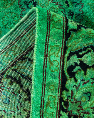 Contemporary Hand Knotted  Green Area Rug 3' 0" x 5' 2"