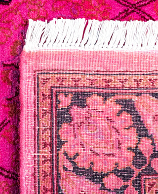 Fine Vibrance, One-of-a-Kind Hand-Knotted Area Rug  - Pink, 2' 5" x 10' 8"
