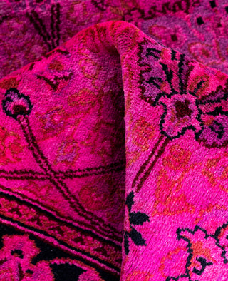 Fine Vibrance, One-of-a-Kind Hand-Knotted Area Rug  - Pink, 2' 5" x 10' 8"