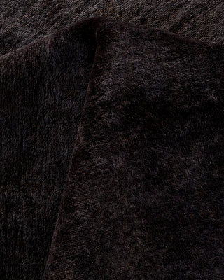 Contemporary Fine Vibrance Gray Wool Area Rug - 8' 1" x 10' 4"