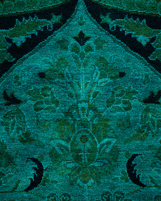 Contemporary Fine Vibrance Black Wool Area Rug - 8' 3" x 10' 3"