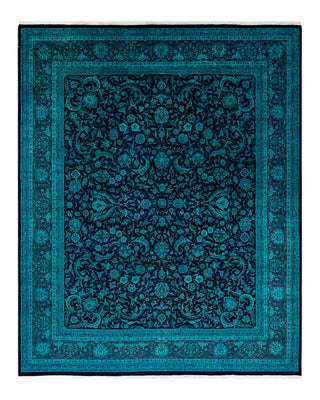 Modern Fine Vibrance Navy Area Rug 8' 1" x 10' 2"