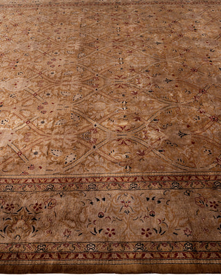 Contemporary Fine Vibrance Green Wool Area Rug - 8' 0" x 10' 1"