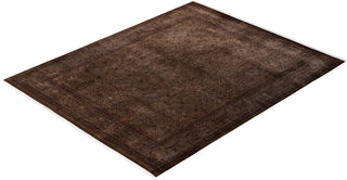 Contemporary Fine Vibrance Green Wool Area Rug - 8' 0" x 10' 1"
