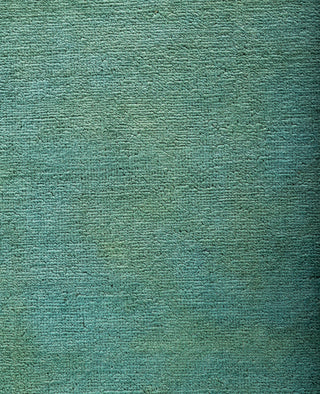 Overdyed One-of-a-Kind Wool Green Area Rug 8' 3" x 10' 1"