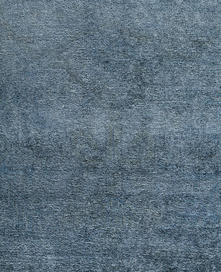 Overdyed One-of-a-Kind Wool Blue Area Rug 8' 3" x 10' 4"