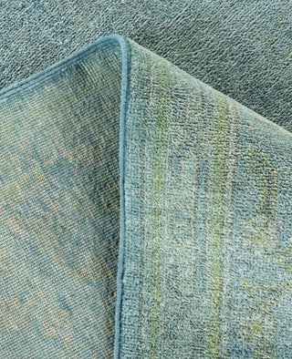 Contemporary Overdyed Wool Hand Knotted Gray Area Rug 6' 2" x 9' 6"