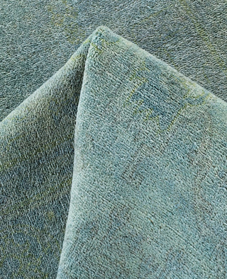 Contemporary Overdyed Wool Hand Knotted Gray Area Rug 6' 2" x 9' 6"