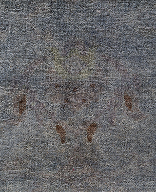 Contemporary Overdyed Wool Hand Knotted Gray Area Rug 9' 4" x 12' 2"