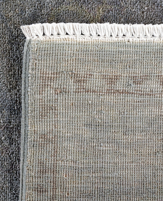 Contemporary Overdyed Wool Hand Knotted Gray Area Rug 9' 4" x 12' 2"