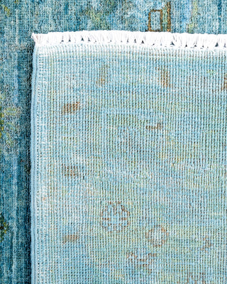 Vibrance, One-of-a-Kind Handmade Area Rug  - Blue, 4' 3" x 6' 3"