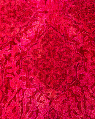 Fine Vibrance, One-of-a-Kind Hand-Knotted Area Rug  - Pink, 5' 1" x 5' 1"