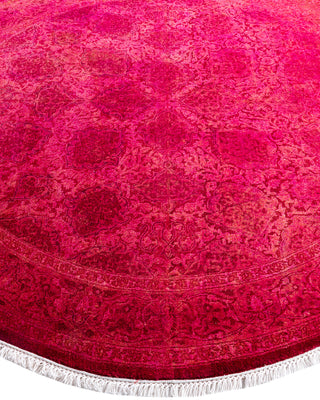 Fine Vibrance, One-of-a-Kind Hand-Knotted Area Rug  - Pink, 5' 1" x 5' 1"