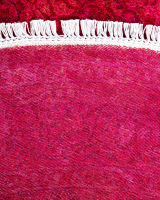 Fine Vibrance, One-of-a-Kind Hand-Knotted Area Rug  - Pink, 5' 1" x 5' 1"
