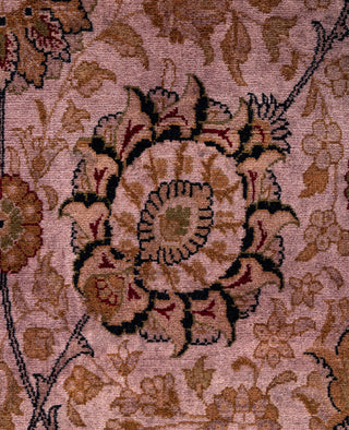 Overdyed Hand-Knotted Wool Modern-Contemporary Purple Area Rug 6' 2" x 9' 1"