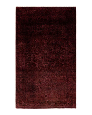Contemporary Fine Vibrance Red Wool Area Rug 3' 2" x 5' 4"
