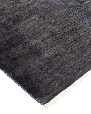 Contemporary Fine Vibrance Gray Wool Runner - 2' 7" x 17' 3"