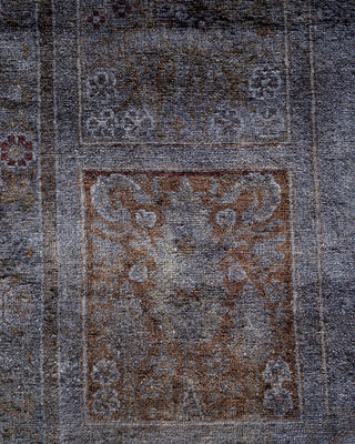 Contemporary Fine Vibrance Gray Wool Runner - 2' 7" x 17' 3"
