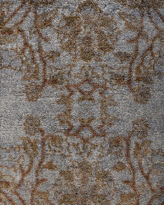 Fine Vibrance, One-of-a-Kind Hand-Knotted Runner Rug  - Gray, 2' 8" x 10' 4"