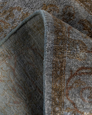 Fine Vibrance, One-of-a-Kind Hand-Knotted Runner Rug  - Gray, 2' 8" x 10' 4"
